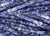 4x13mm Denim Lapis Cube Beads 15.5" natural [h2b27]