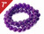 8mm Purple Jade Round Loose Beads About 7" dyed [i8b5p]