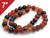 8mm Agate Round Loose Beads About 7" natural [i8d30]