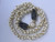 4-5mm 4-Row Freshwater Pearl & Hematite Necklace 18" , A Grade Lustre [p304a]