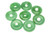 15mm Green Aventurine Donut Beads 3pcs. natural [y900c]