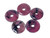 15mm Rhodonite Donut Beads 3pcs. natural [y903a]