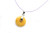 25mm Golden Jade Donut Pendant [y913bp]