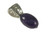 10x14mm A Grade Amethyst Oval Cabochon Pendant [y113c]