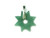 32mm Green Aventurine Star Donut Pendant [y100k]