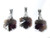 15mm Crystal Faceted Pendant 4pcs. [y101h]