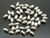 3x6mm Silver Plated Plastic Oval Beads About 200pcs. [y680a]