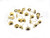 8mm Copper Gold Plated Cup Earstud 10pcs. [y329b]