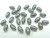 6x9mm Silver Plated Plastic Swirl Beads 30pcs. [y519k]