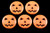 30mm Orange Magnesite Halloween Pumpkin Beads 2pcs. [y425a]