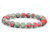 4mm Matte Africa Blood Agate Elastic Bracelet 7.5" natural [b1r71m]