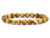 10mm Honey Tiger Eye Elastic Bracelet 7.5" dyed [b4g3h]