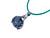 25mm Lucky Hand Pendant With 12mm Snwoflake Obsidian Ball [y848-b25]