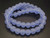 10mm Matte Blue Quartz Round Beads 15.5" synthetic [10a36m]