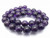 10mm Amethyst Round Beads 15.5" dyed quartz [10d11]