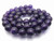 8mm Amethyst Round Beads 15.5" dyed quartz [8d11]