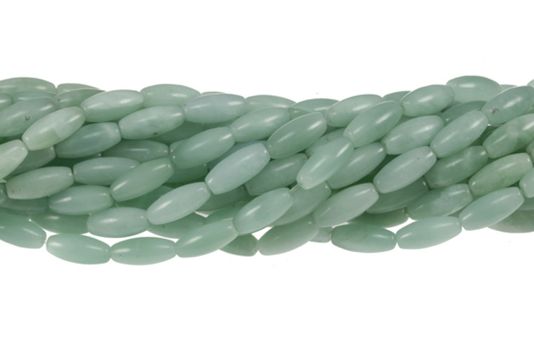 6x8mm Amazonite Rice Beads 15.5" [r67]