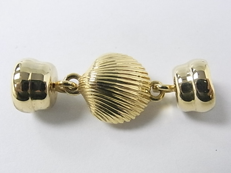 22K Gold Plated 18x45mm 5-8 Row Magnetic Clasp