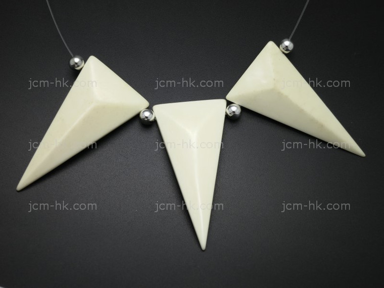 28X58mm Buffalo Bone Part Full Drill 3pcs. [z1766]