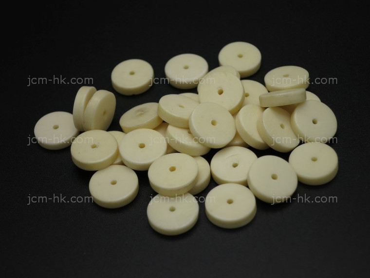 10x3mm Buffalo Bone Heishi Beads 56pcs [z2005]