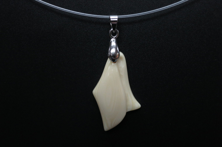 18x30mm Buffalo Bone Designer Bead Pendant [z5761]