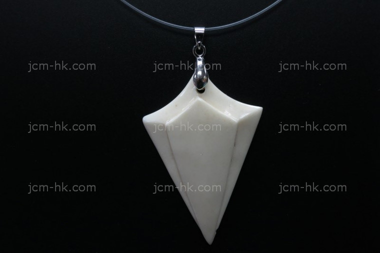 35x50mm Buffalo Bone Designer Designer Bead Pendant [z7122]