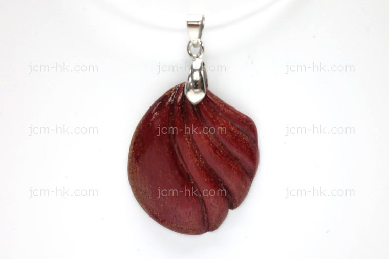 26x32mm Wood Designer Bead Pendant [z7213]