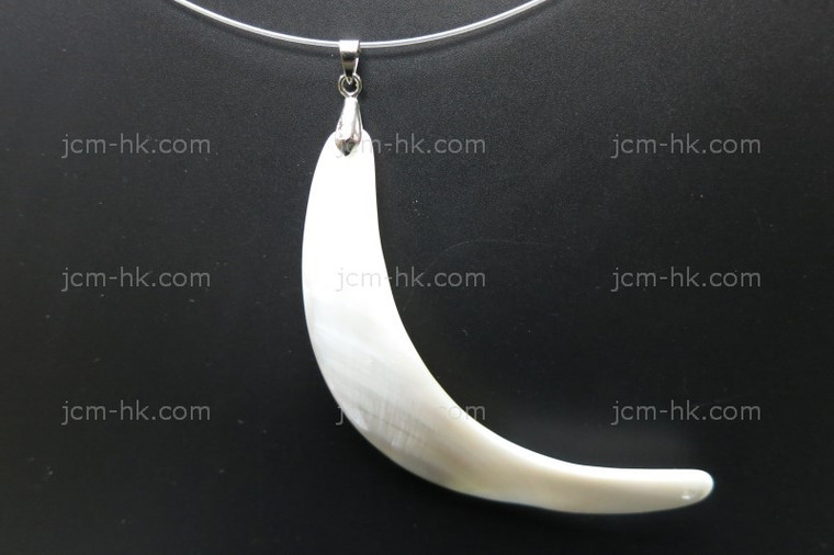 84x18mm Mother of Pearl Designer Bead Pendant [z7324]