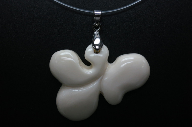 38x32mm Buffalo Bone Designer Bead Pendant [z8343]
