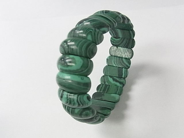 18mm Malachite Elastic Bracelet [e1334]