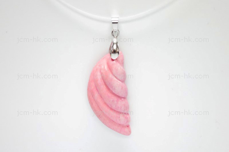 18x30mm Buffalo Bone Designer Bead Pendant, Natural Dyed [z7360]