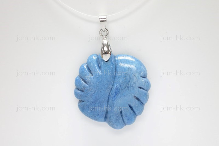 30x32mm Buffalo Bone Designer Bead Pendant, Natural Dyed [z8539]