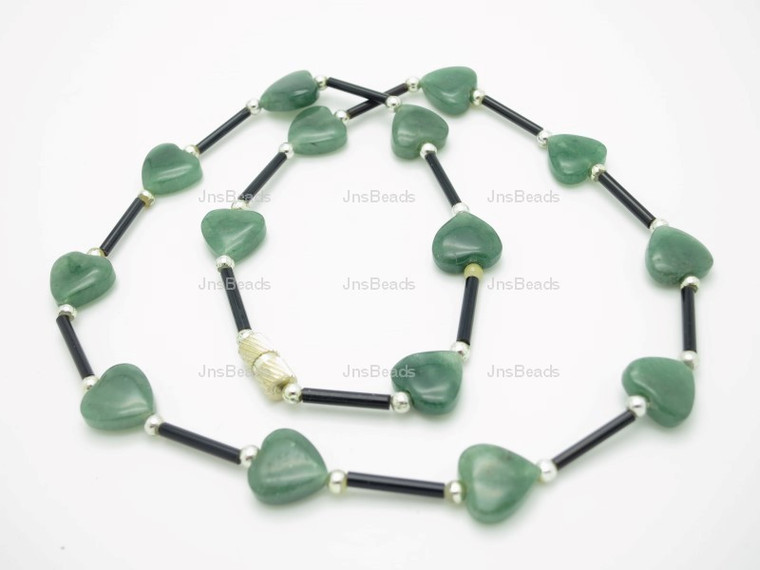 10mm Aventurine Necklace 17"