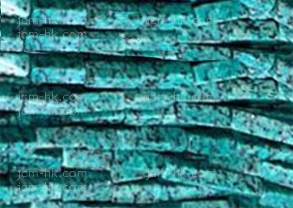 4x13mm China Azurite Malachite Cube Beads 15.5" natural dyed [h2r66]