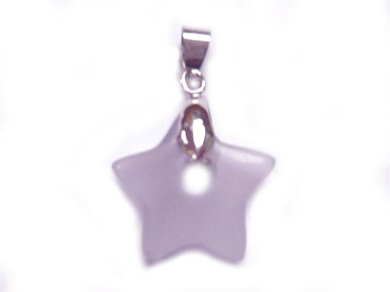 20mm Cape Amethyst Star Donut Pendant [y932fp]