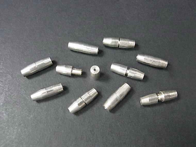 925 Sterling Silver 4x12mm Screw Clasp [x239c]