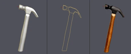Using Peel.CAD Pro software to extract the shape and dimensions of a scanned tool, enabling the design of custom-fit storage compartments and organizational systems.