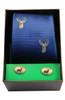 Tie Cufflink Box Set Blue Stag