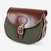 Teales Huntsman Leather and Forest Canvas Cartridge Bag 100s