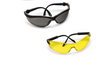 FCB Safety Glasses in Smoke or Yellow