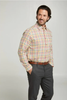 Doubletwo Gold Tattersall Check Warm Handle Shirt