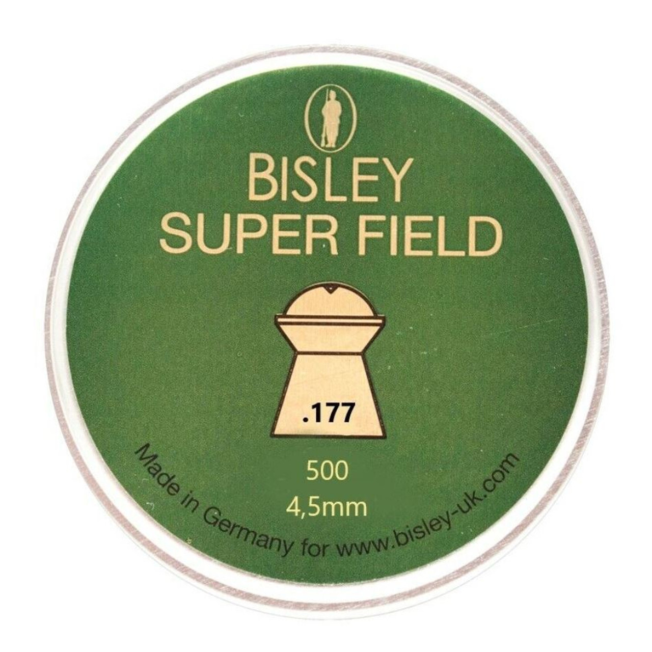 Bisley Superfield Pellets .177 (4.5mm) - Boîte De 500 Plombs