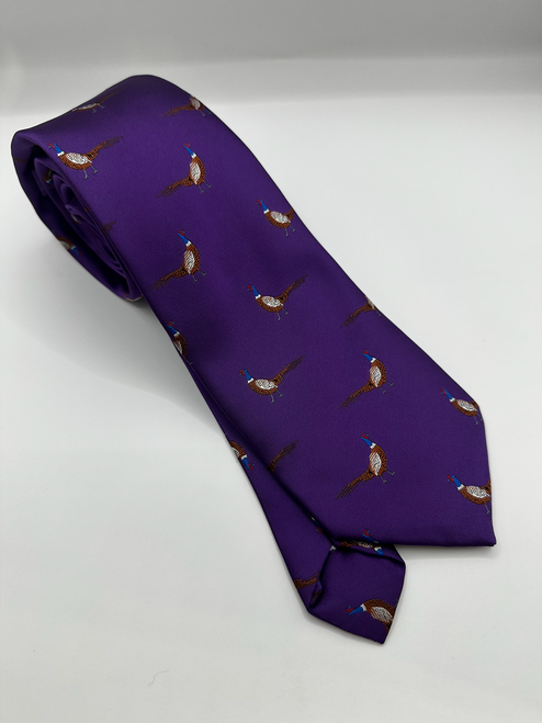 Taylor's Ties Pheasant Purple