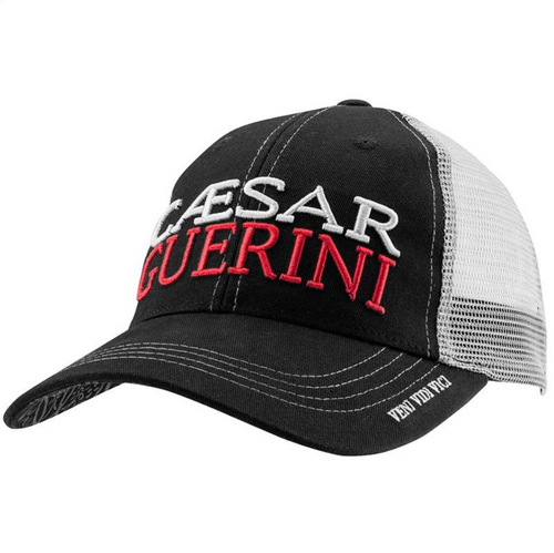 Caesar Guerini White and Black Mesh Cap