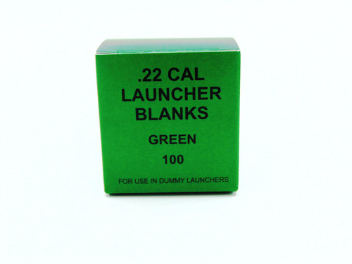 Dummy launcher blanks green .22