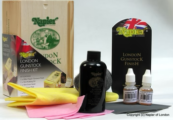 Napier London Gunstock Cleaning Kit Napier London Gunstock Cleaning Kit