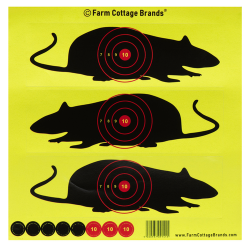 FCB 10 x Rat Splatter Target Pack