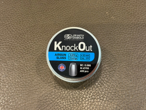 JSB KnockOut Slugs, .177, 400pc, 13.43gr