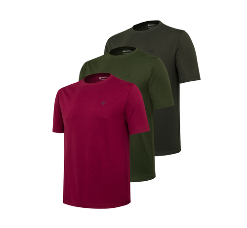 Set of 3 Corporate T-Shirts British Green & Cordovan & Peat