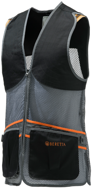 Full Mesh Vest Black & Gray